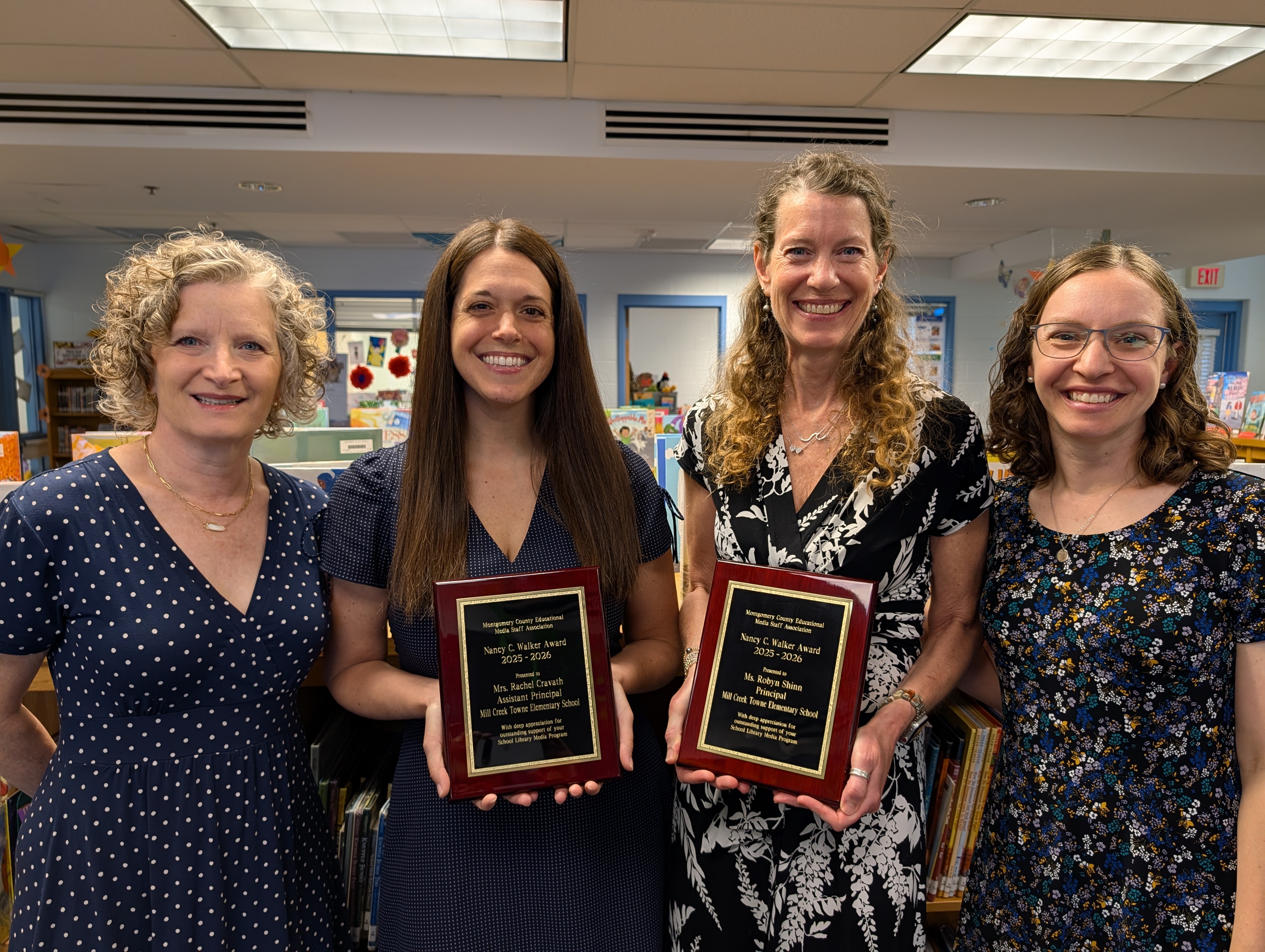 Mill Creek Towne Leadership Win Nancy Walker Library Media Award