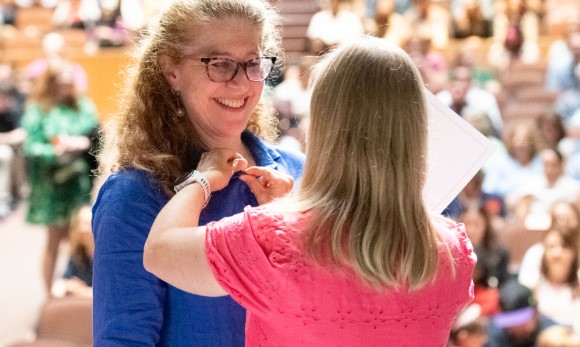 Pinning Ceremony to Celebrate Certification Milestone