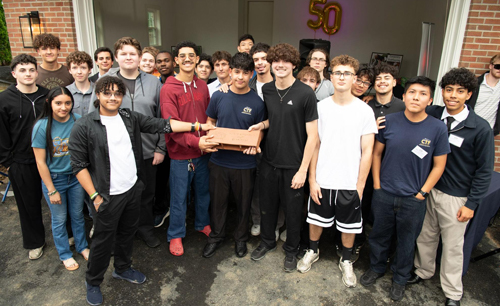 Cornerstone Ceremony Marks Completion of Student-Built House