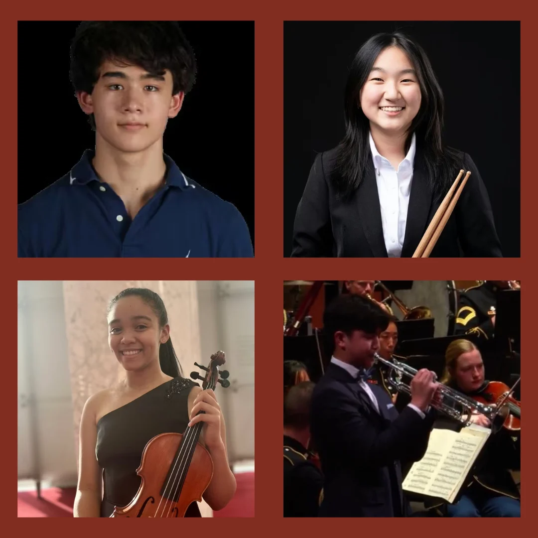 Four MCPS Student Musicians Selected for National Youth Orchestra Programs